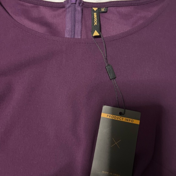 NWT XXL Royalty Purple dress approximately a size 14… - Picture 5 of 8